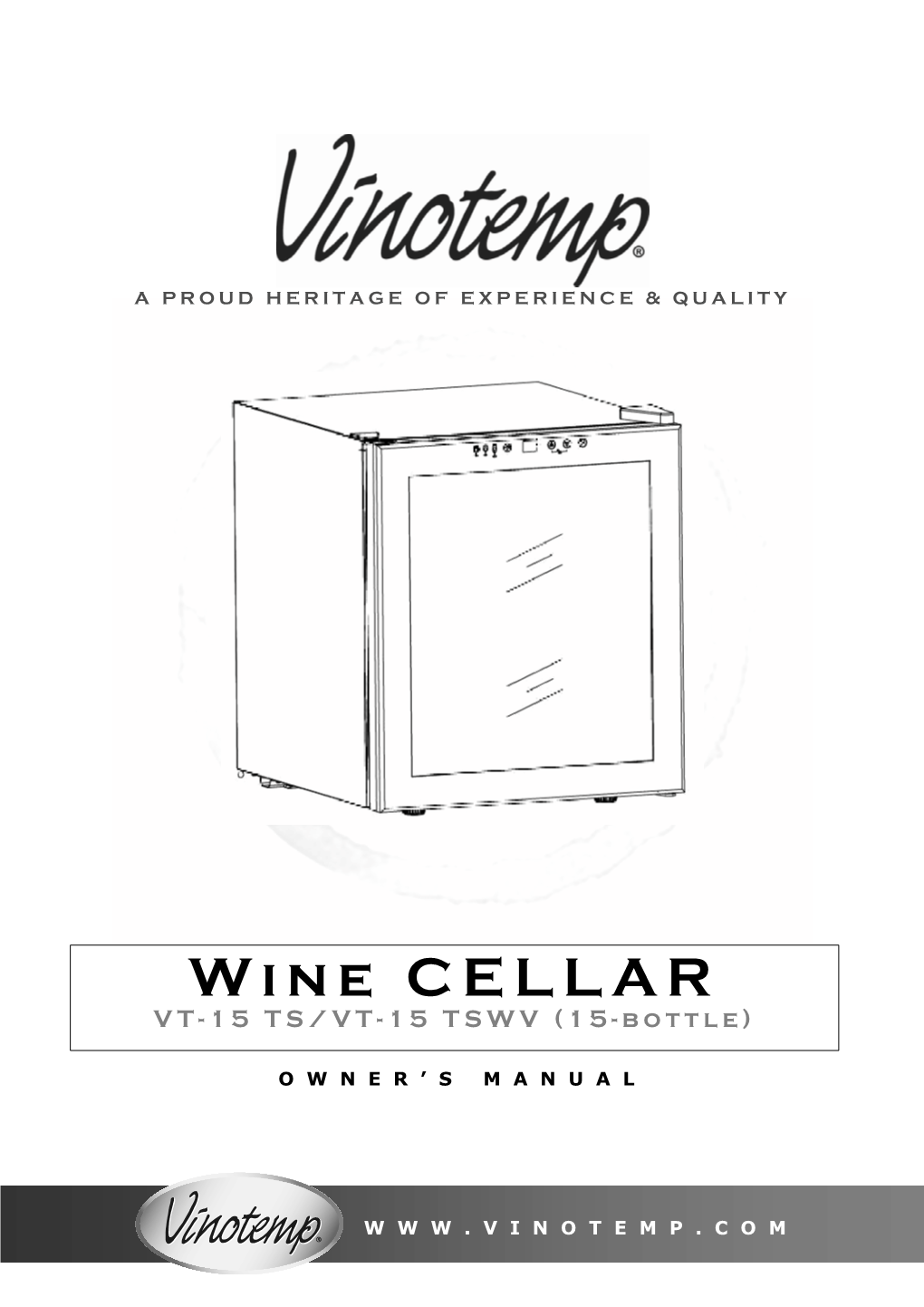 Wine CELLAR VT-15 TS/VT-15 TSWV (15-Bottle)