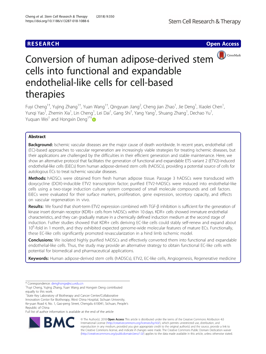 Conversion of Human Adipose-Derived Stem Cells Into