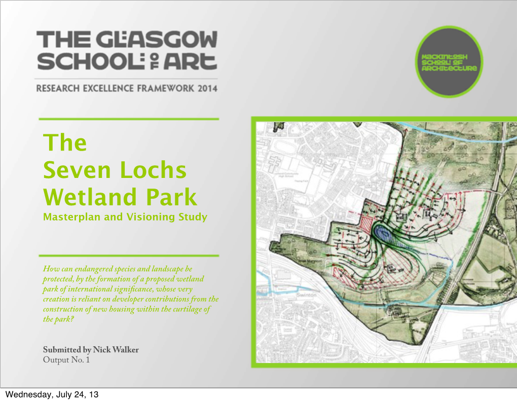 The Seven Lochs Wetland Park Masterplan and Visioning Study