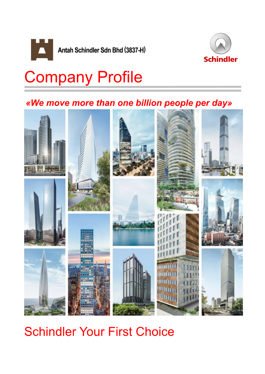 Antah Schindler Malaysia Company Profile 2019 PDF