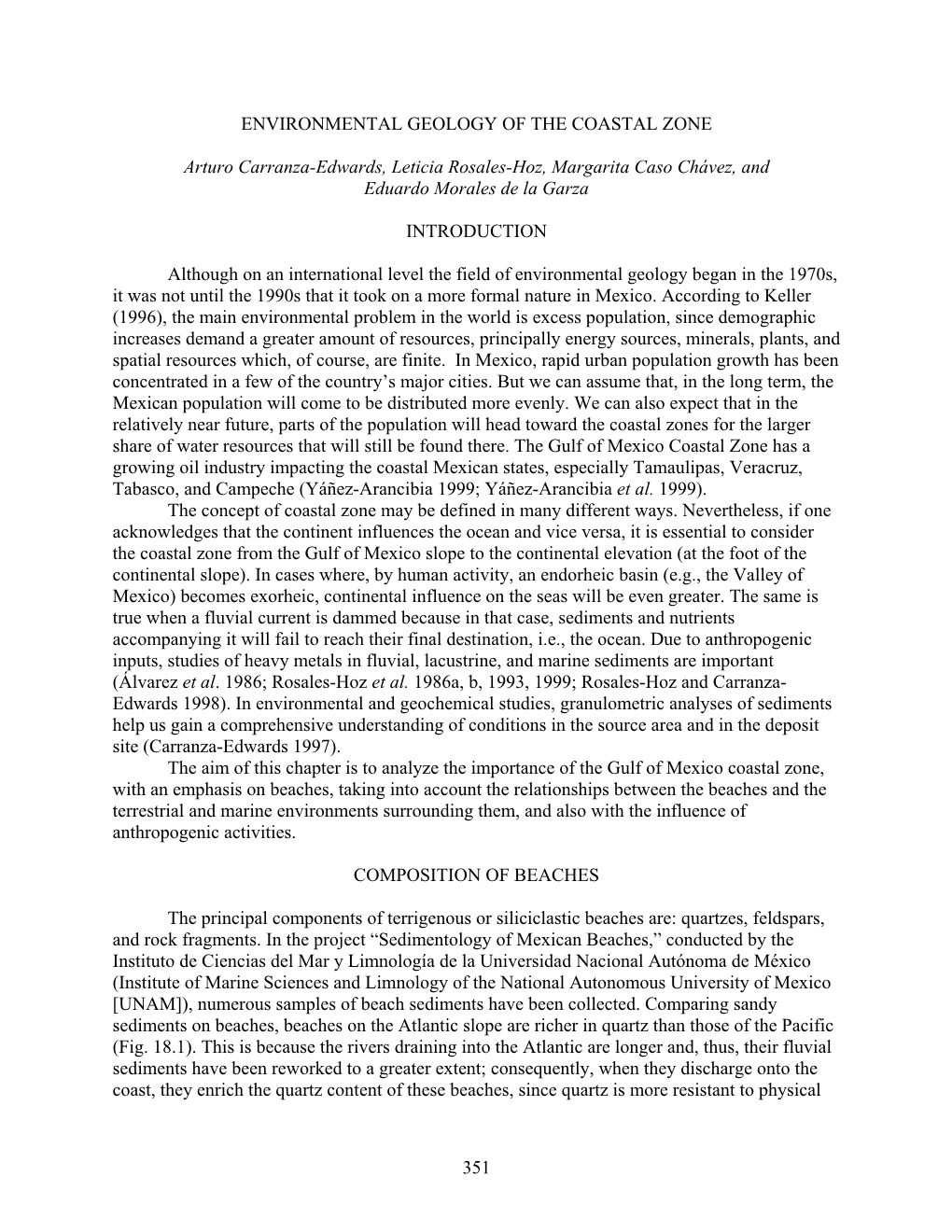 Environmental Geology of the Coastal Zone