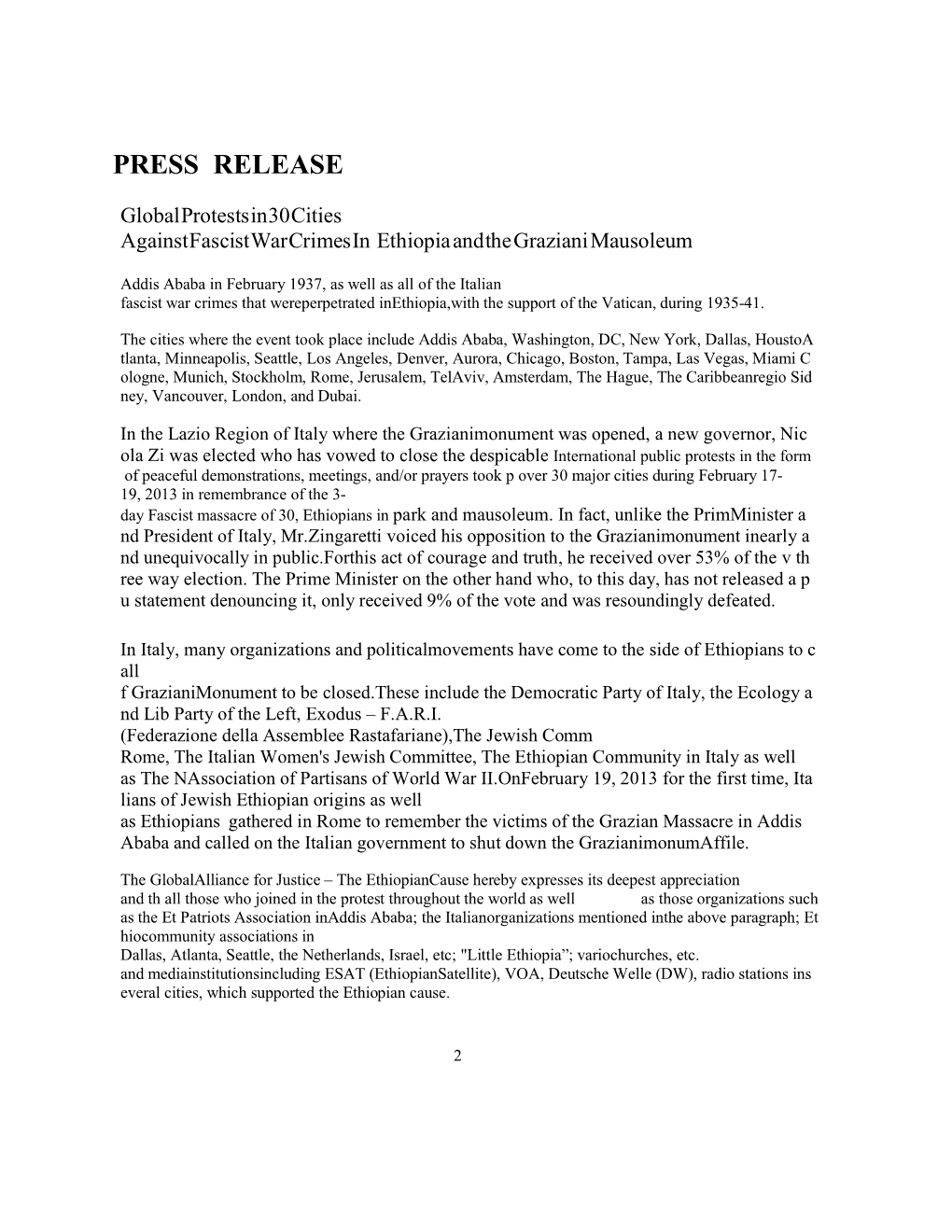 Press Release