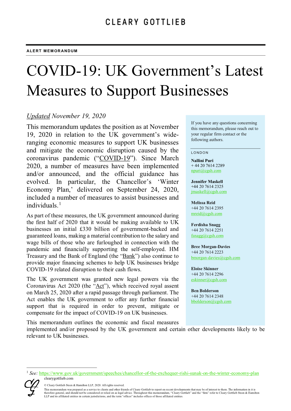 COVID-19: UK Government's Latest Measures To