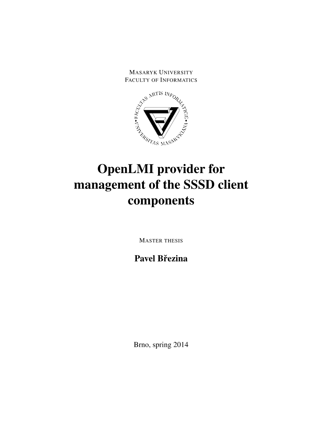 Openlmi Provider for Management of the SSSD Client Components