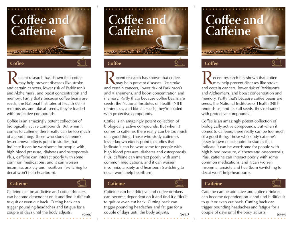 Coffee and Caffeine.Pdf