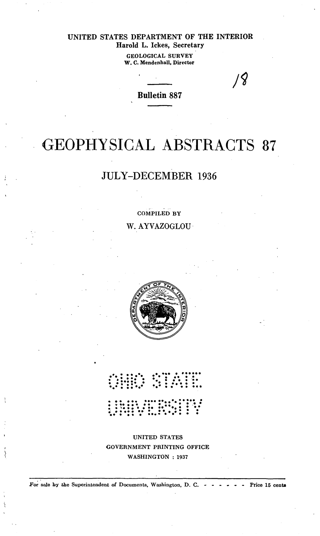 Geophysical Abstracts 87