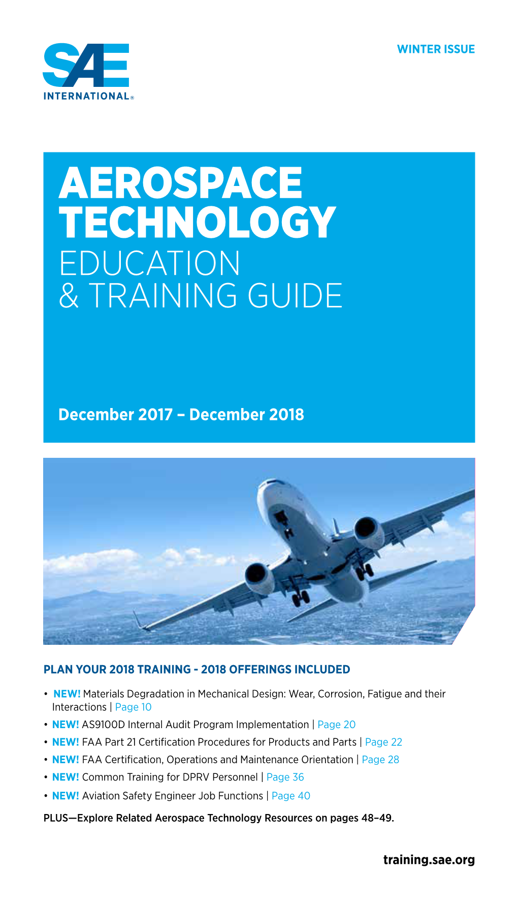 Aerospace Technology Education & Training Guide