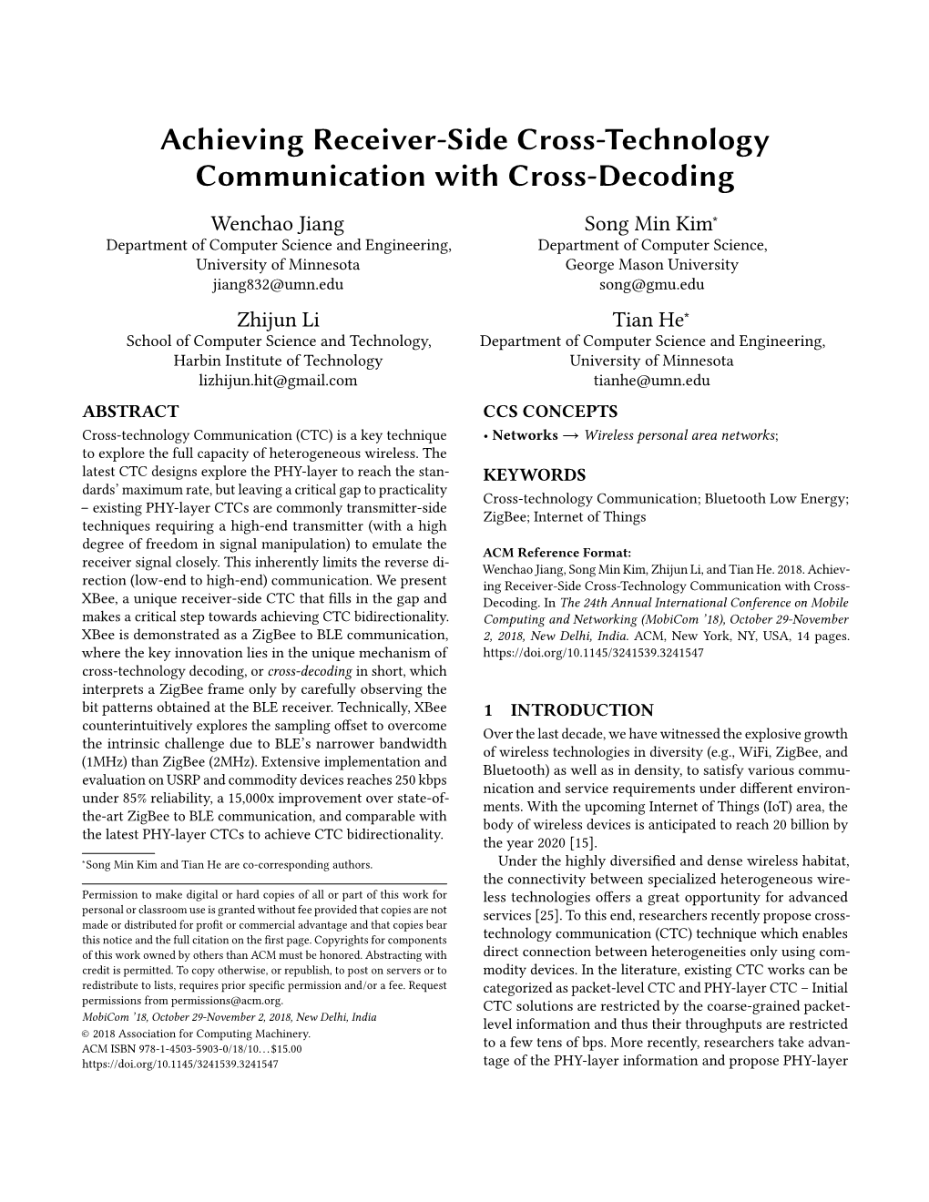 Achieving Receiver-Side Cross-Technology Communication