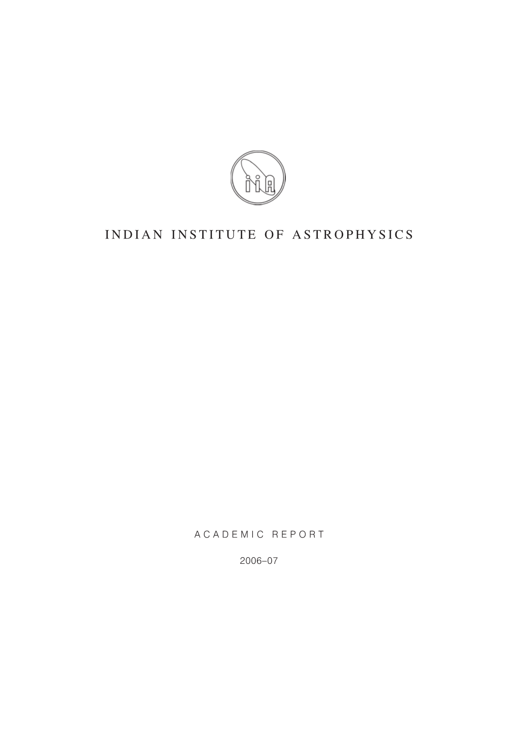 Indian Institute of Astrophysics