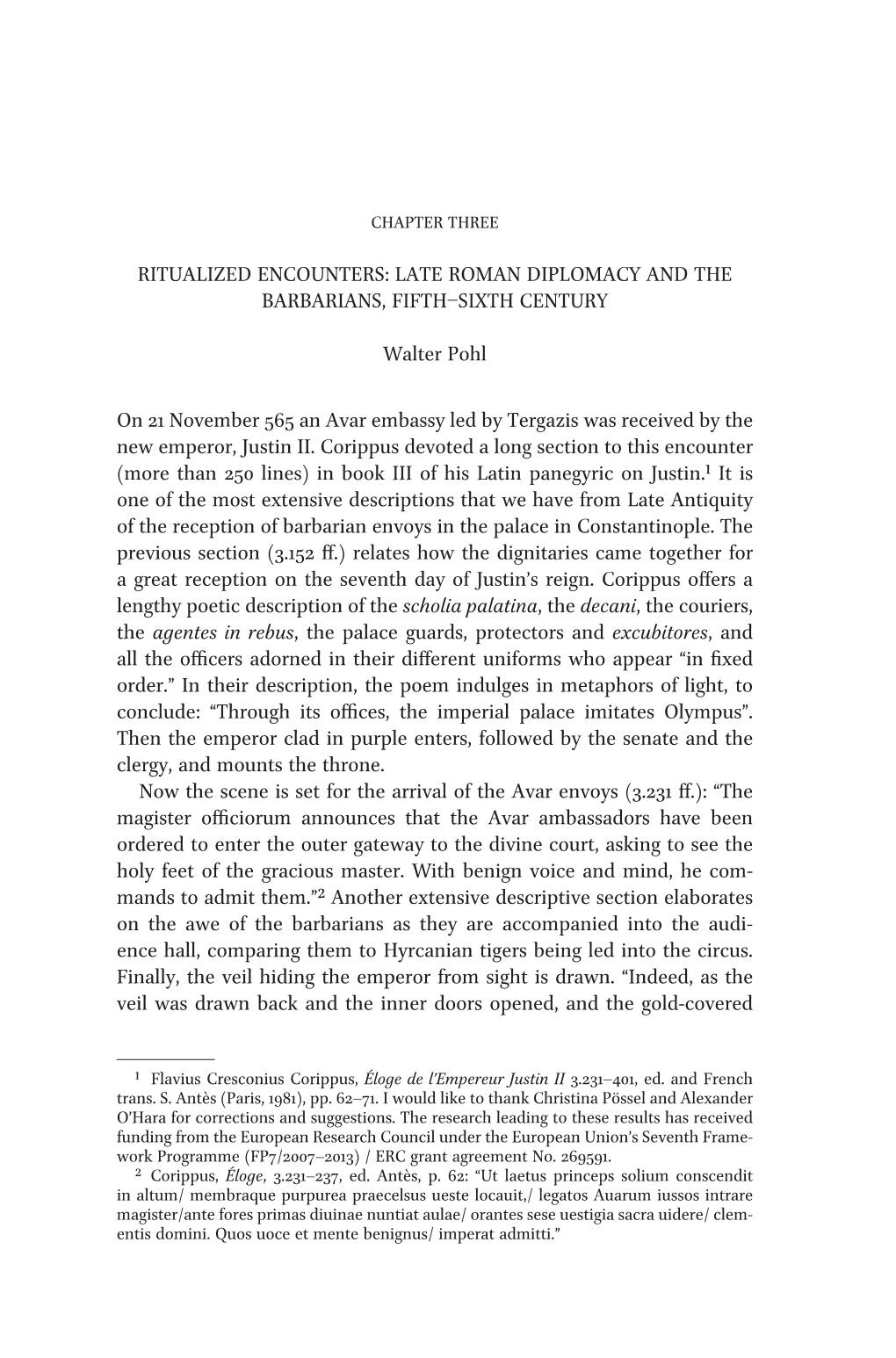 Late Roman Diplomacy and the Barbarians, Fifth–Sixth Century