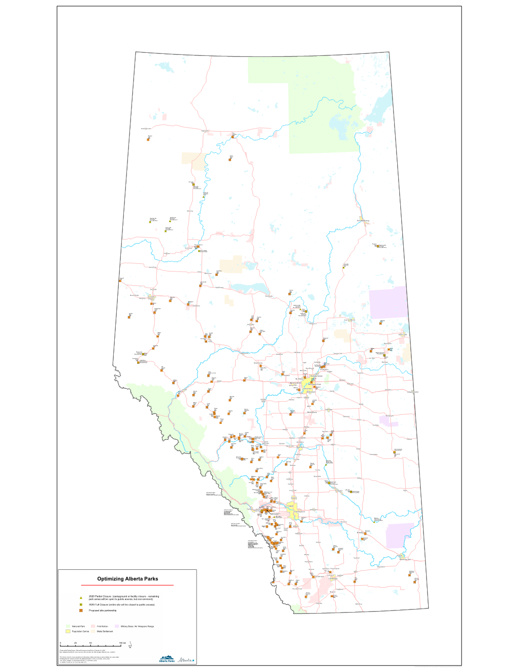 Optimizing Alberta Parks PRA Lundbreck Oldman PRA Falls Dam PRA PRA