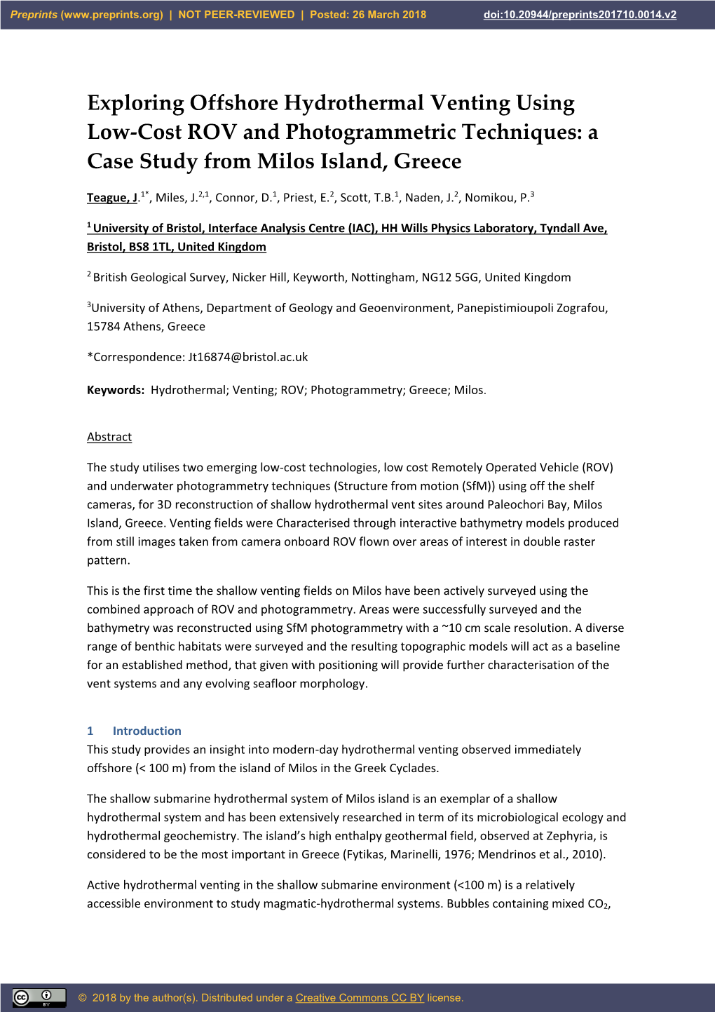 A Case Study from Milos Island, Greece