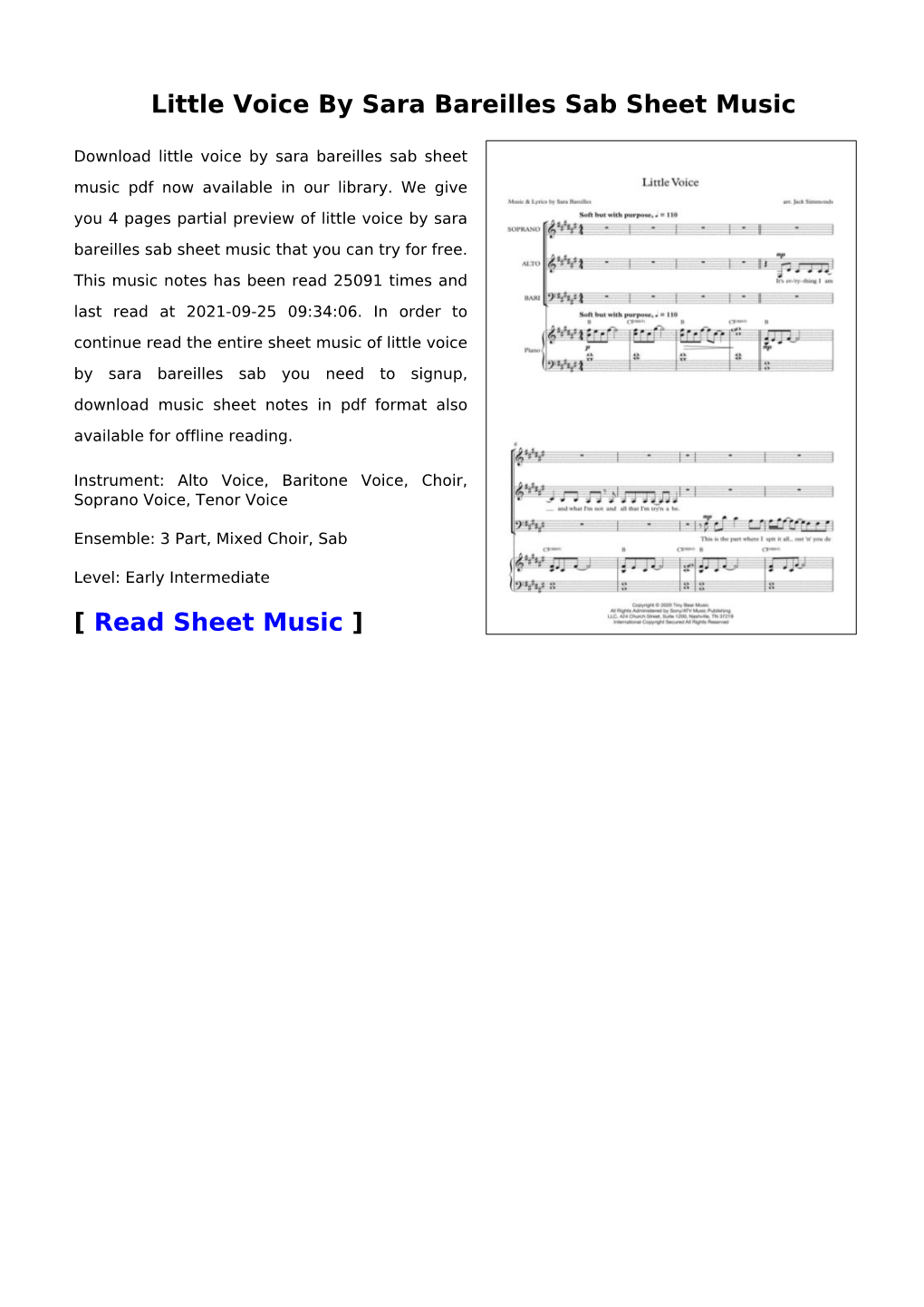 Little-Voice-By-Sara-Bareilles-Sab.Pdf