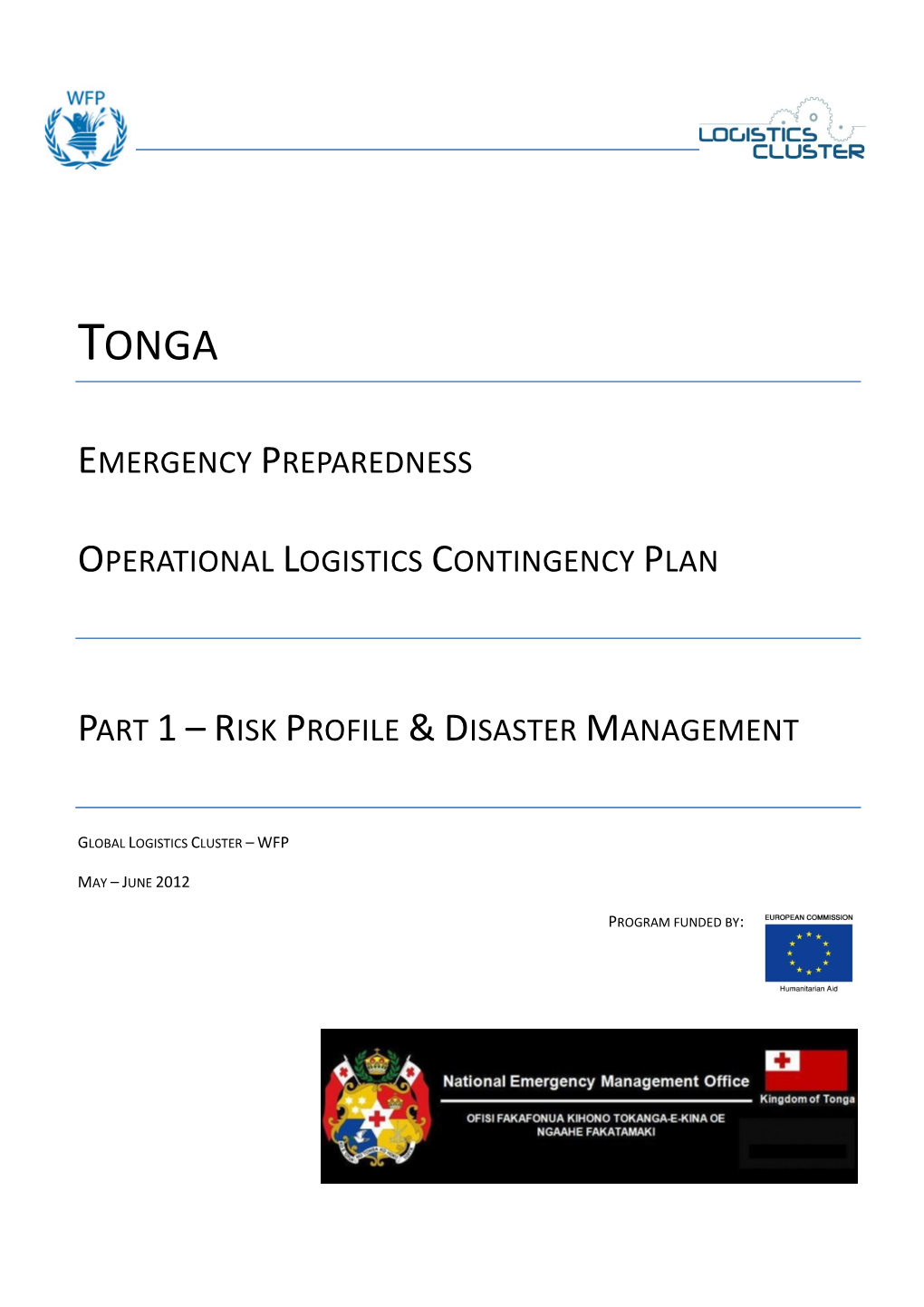 Part 1 – Risk Profile & Disaster Management