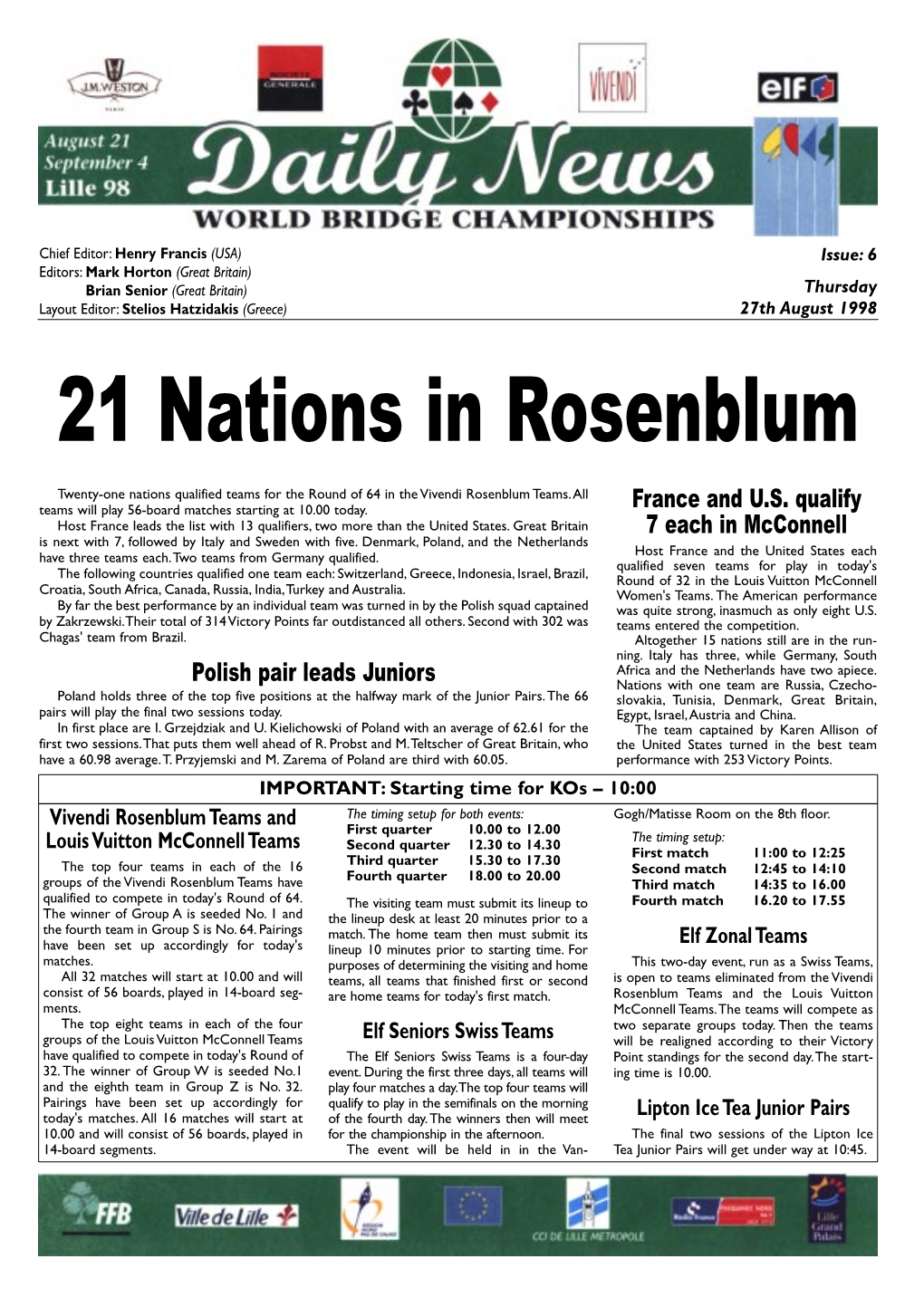 21 Nations in Rosenblum