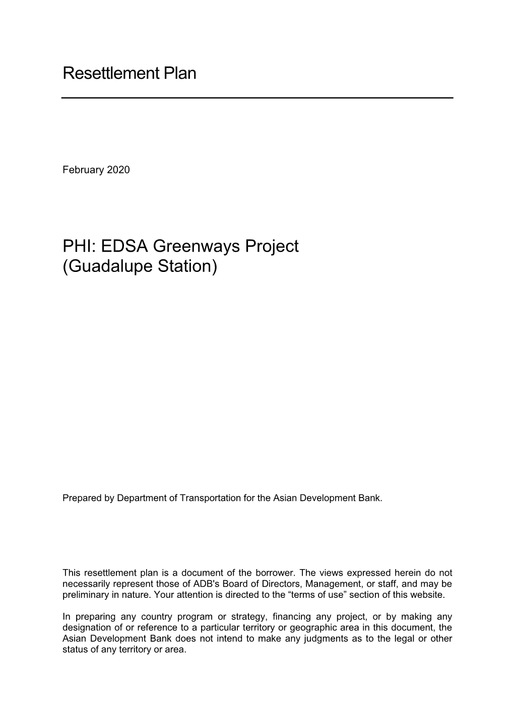 EDSA Greenways Project (Guadalupe Station)