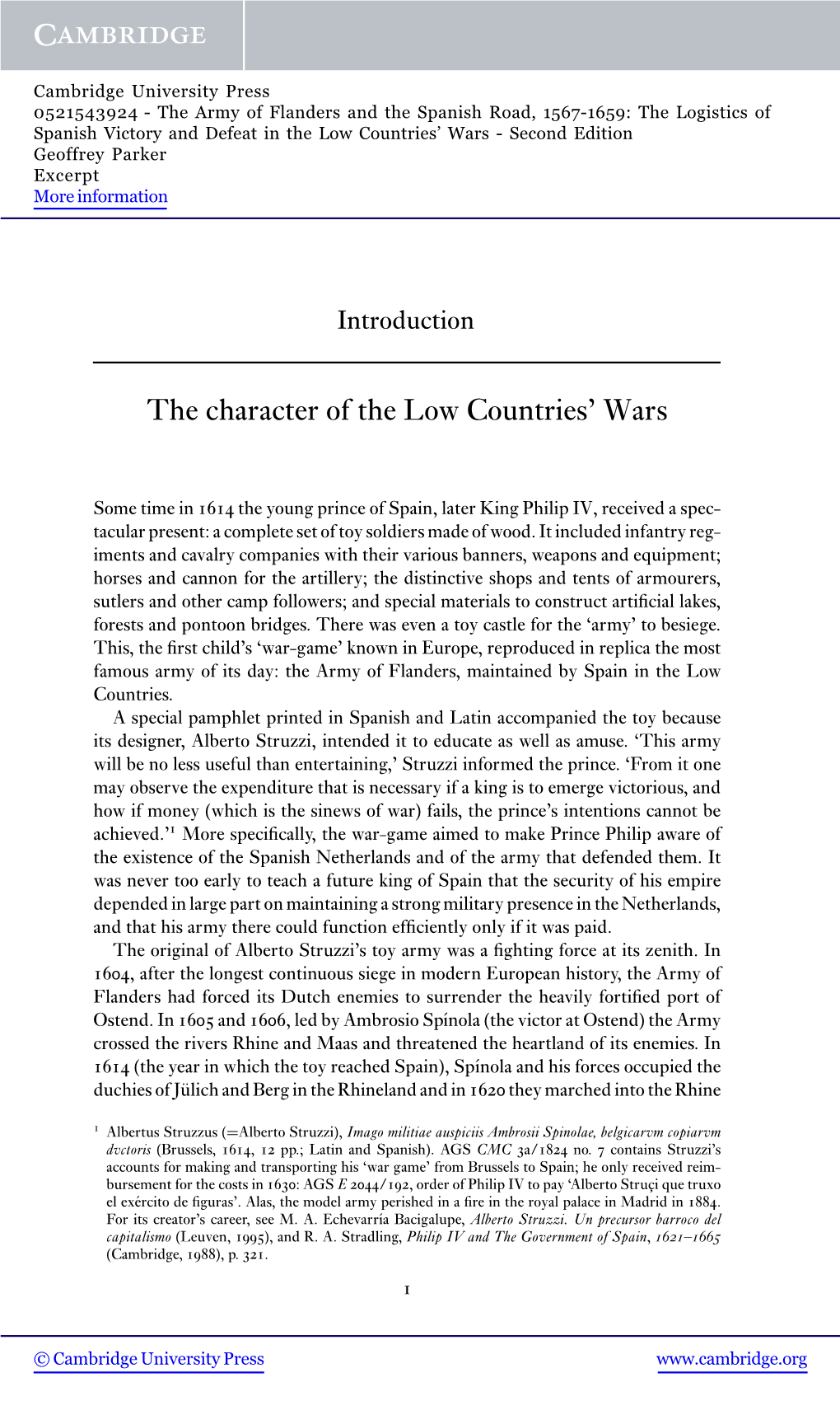 The Character of the Low Countries' Wars