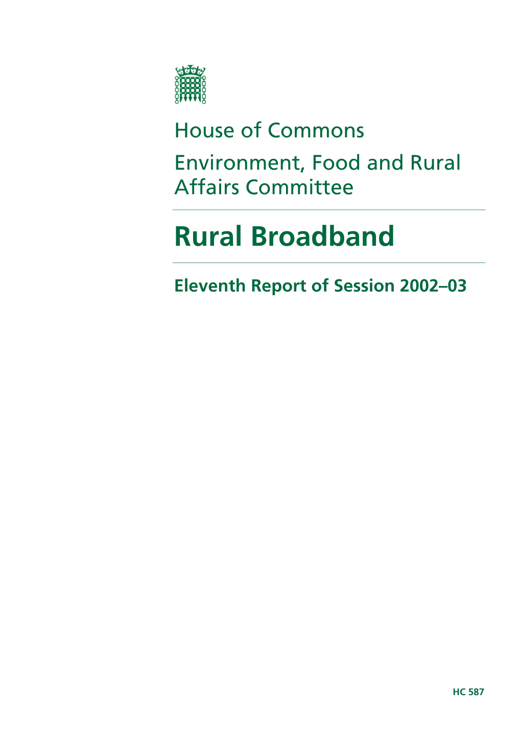 Rural Broadband