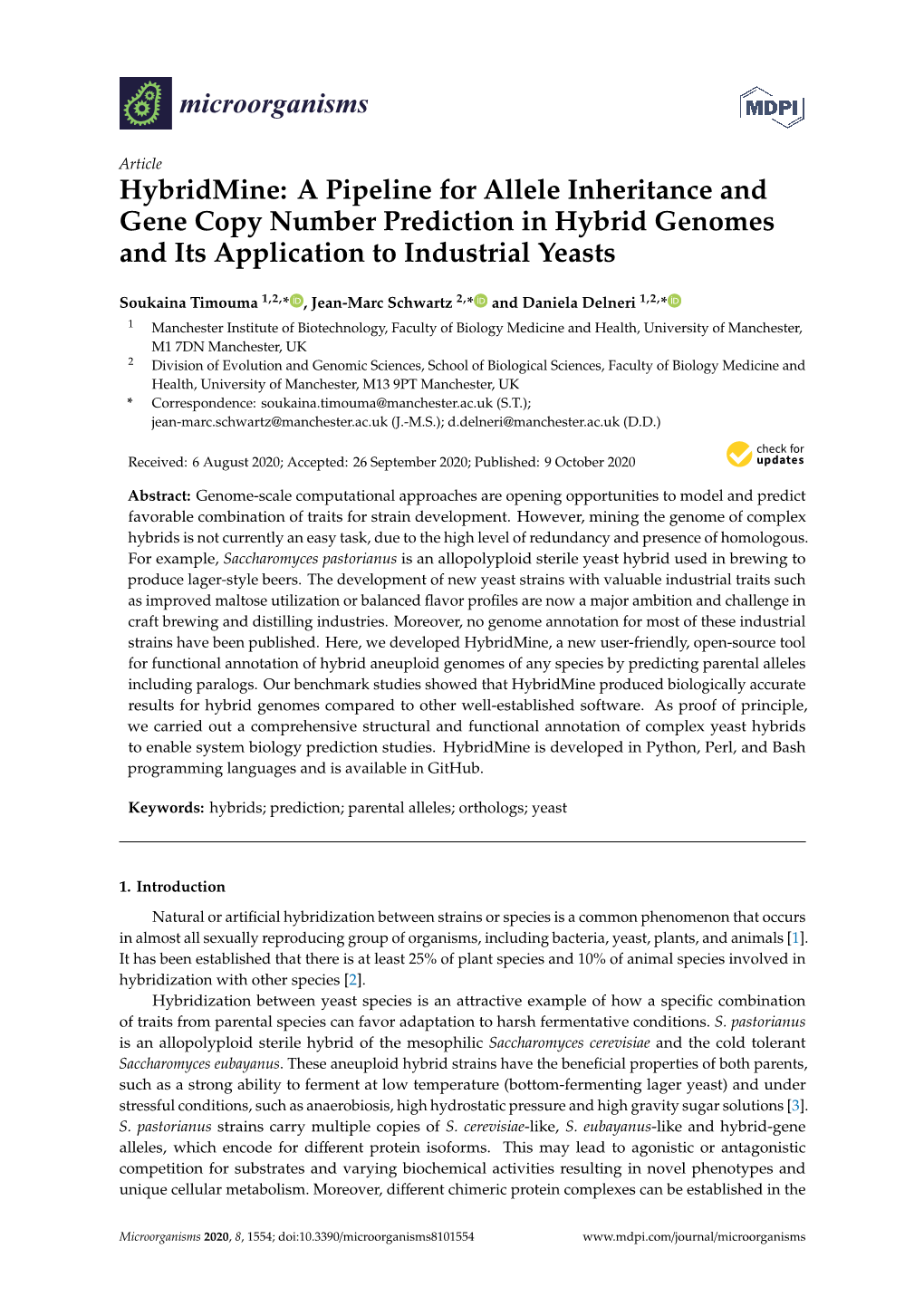 Hybridmine: a Pipeline for Allele Inheritance and Gene Copy Number Prediction in Hybrid Genomes and Its Application to Industrial Yeasts