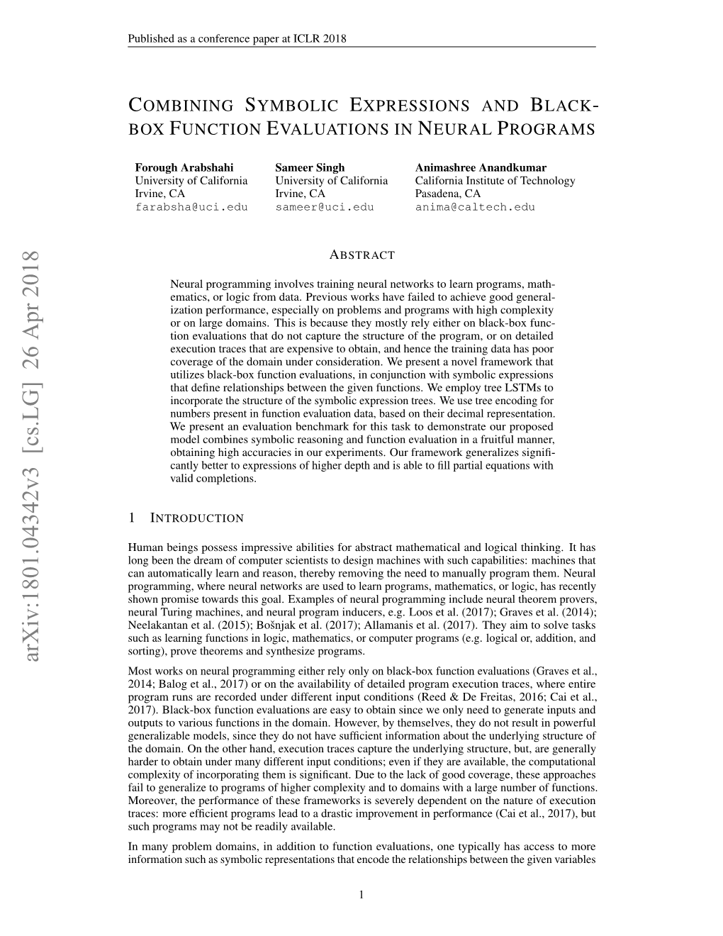 Combining Symbolic Expressions and Black-Box Function Evaluations In