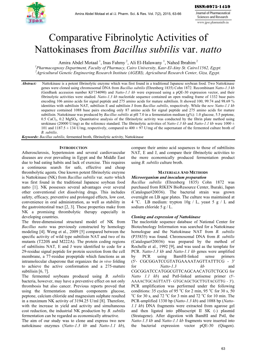 Bacillus Subtilis Var