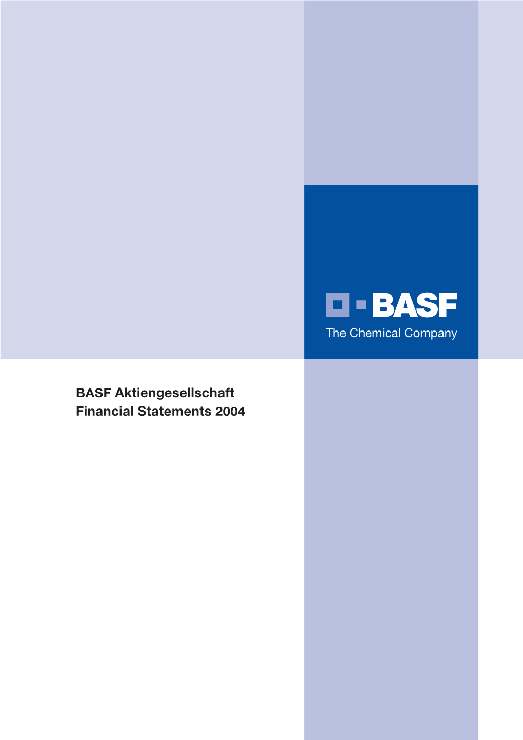 BASF AG Financial Statements 2004