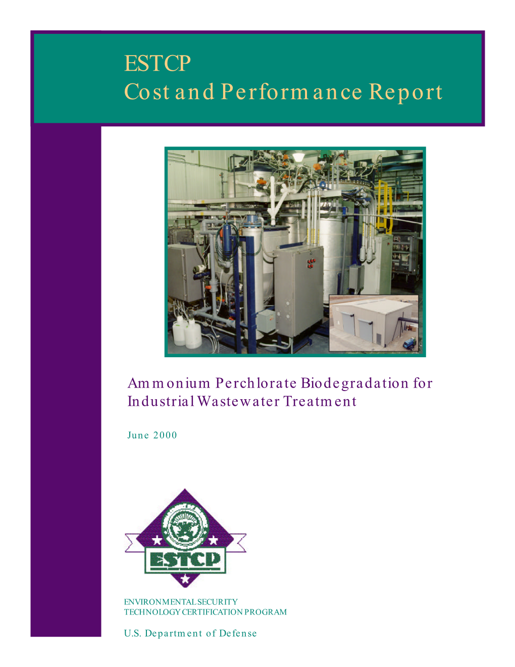 Ammonium Perchlorate Biodegradation for Industrial Wastewater Treatment