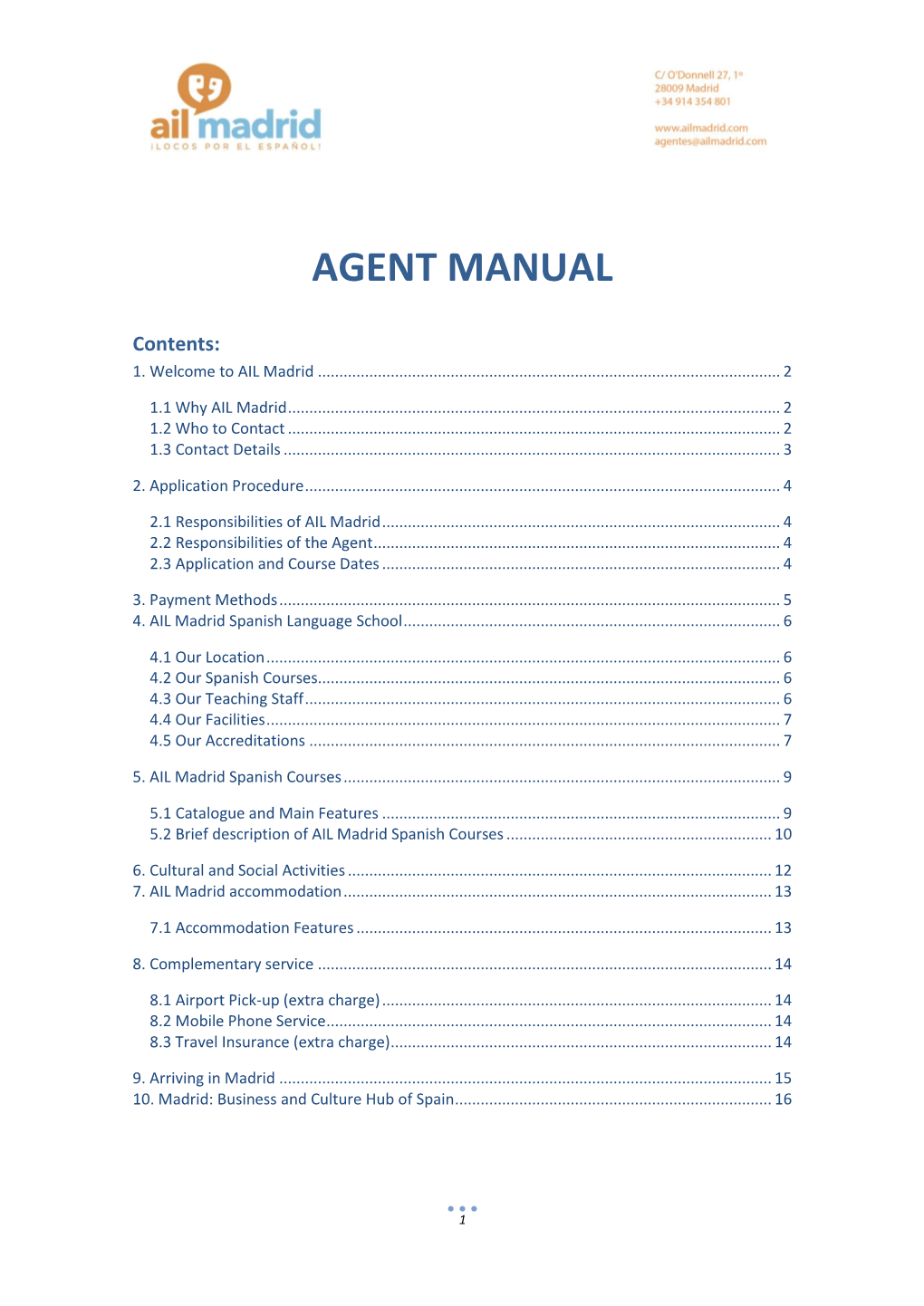 Agent Manual