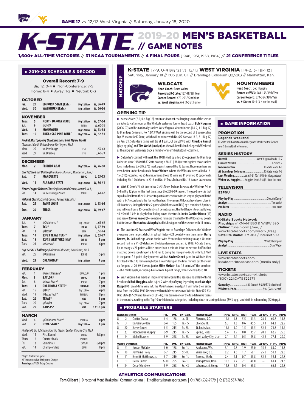 2019-20 Men's Basketball