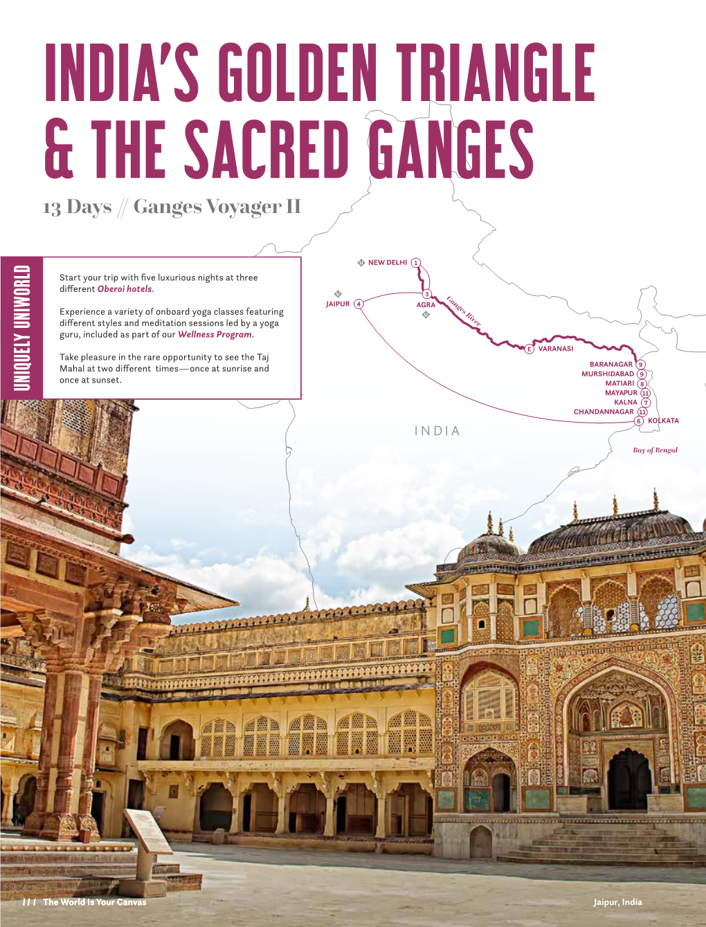 India's Golden Triangle & the Sacred Ganges