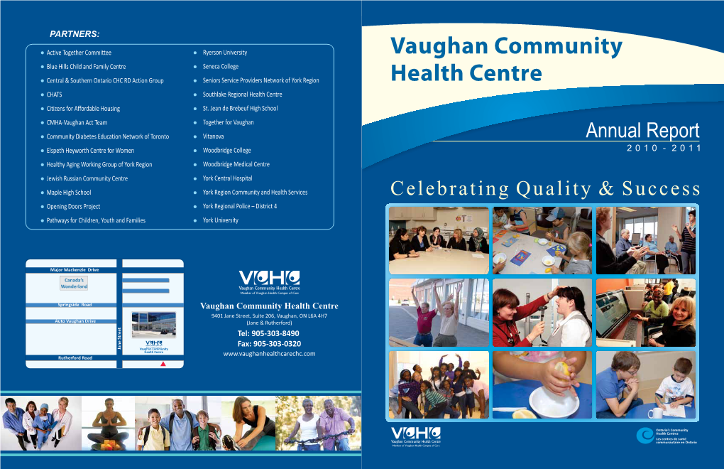 2010-2011 Annual Community Report