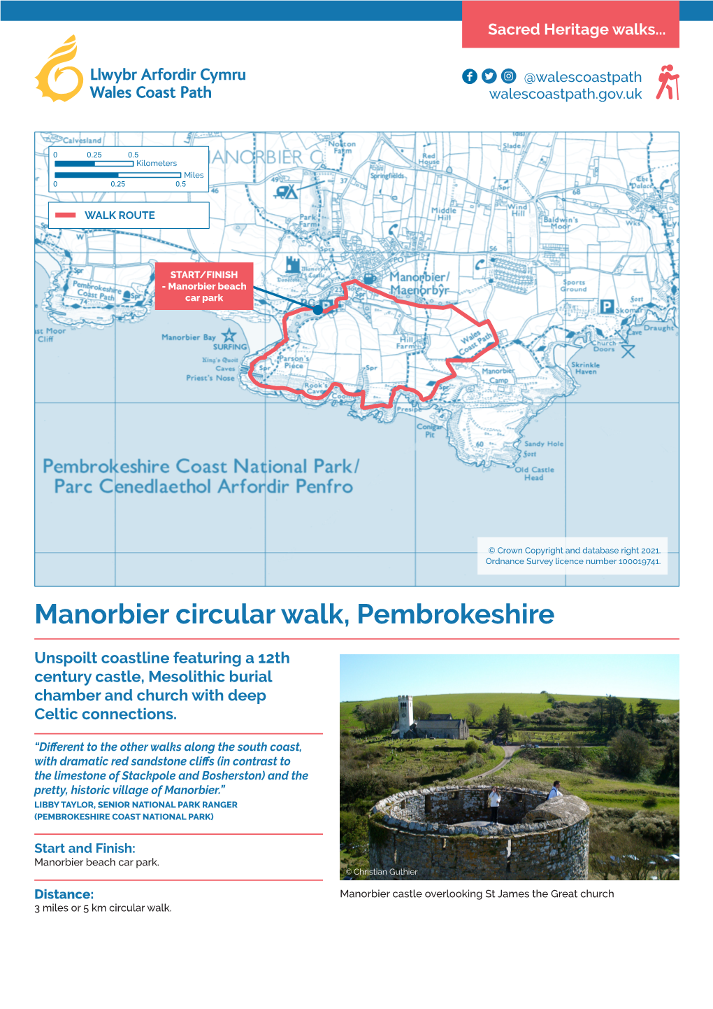 Manorbier Circular Walk, Pembrokeshire