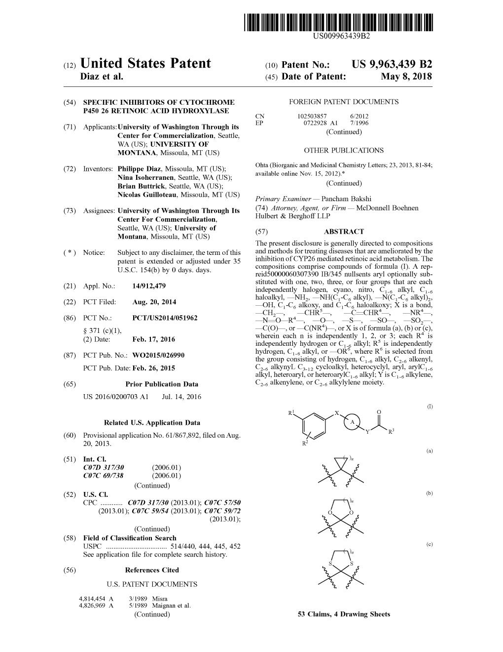 ( 12 ) United States Patent