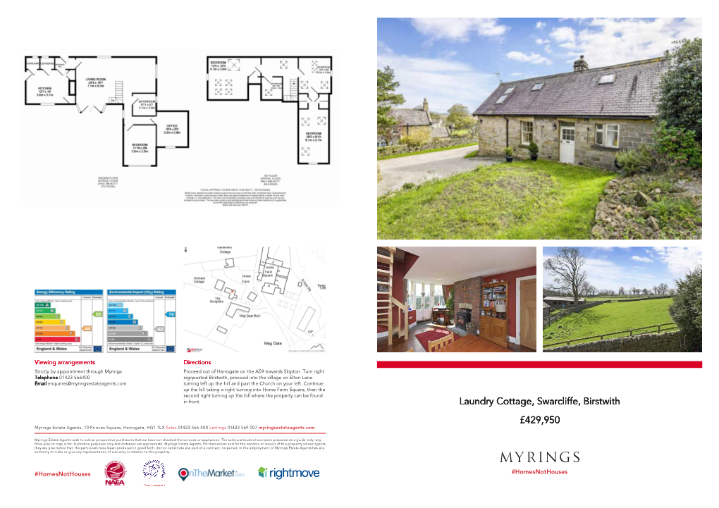 Laundry Cottage, Swarcliffe, Birstwith £429,950