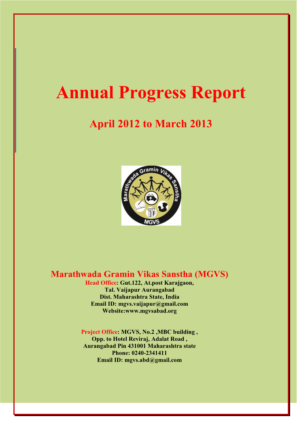 Annual Progress Report