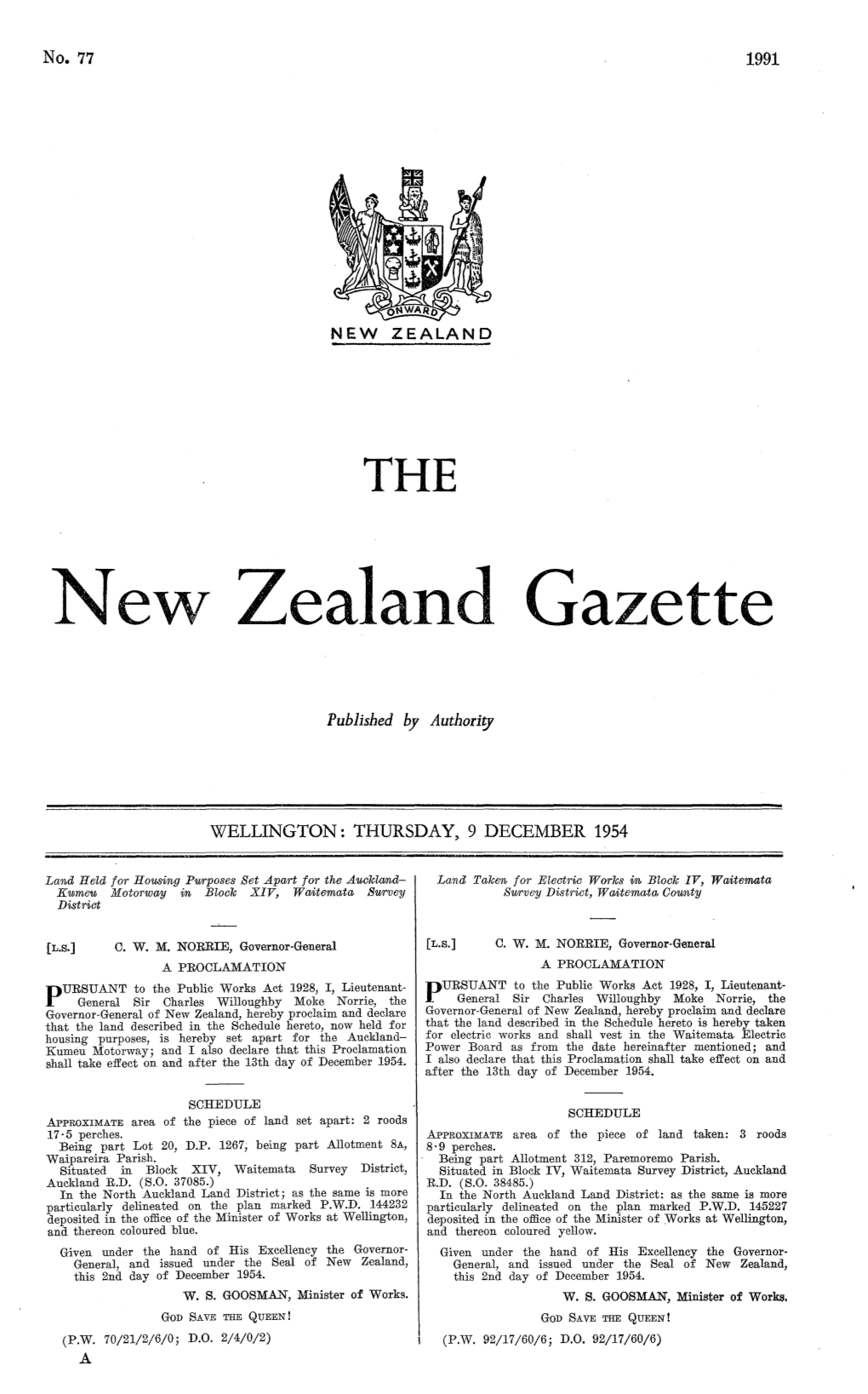 New Zealand Gazette