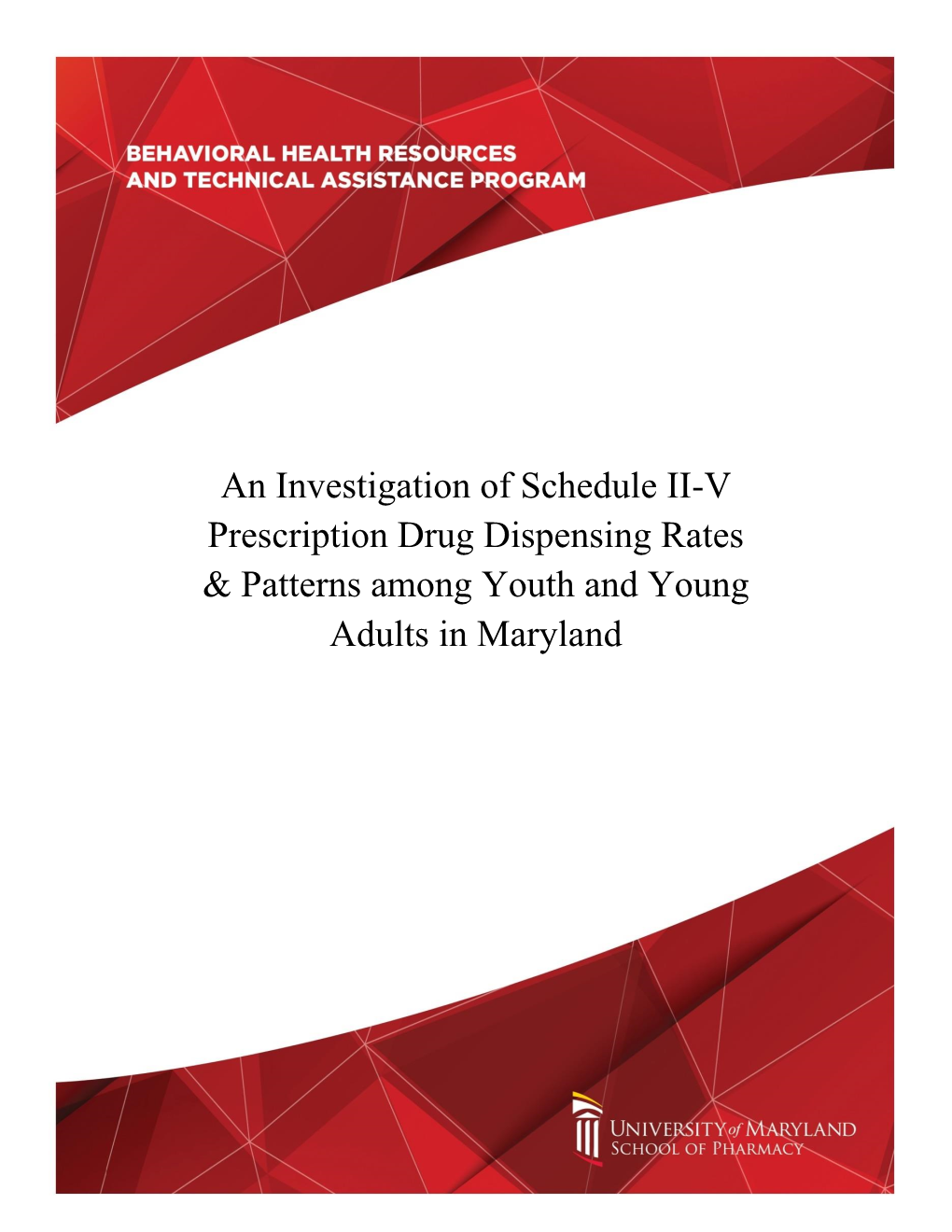 Schedule II-V Prescription Drug Dispensing Rates & Pattern Among