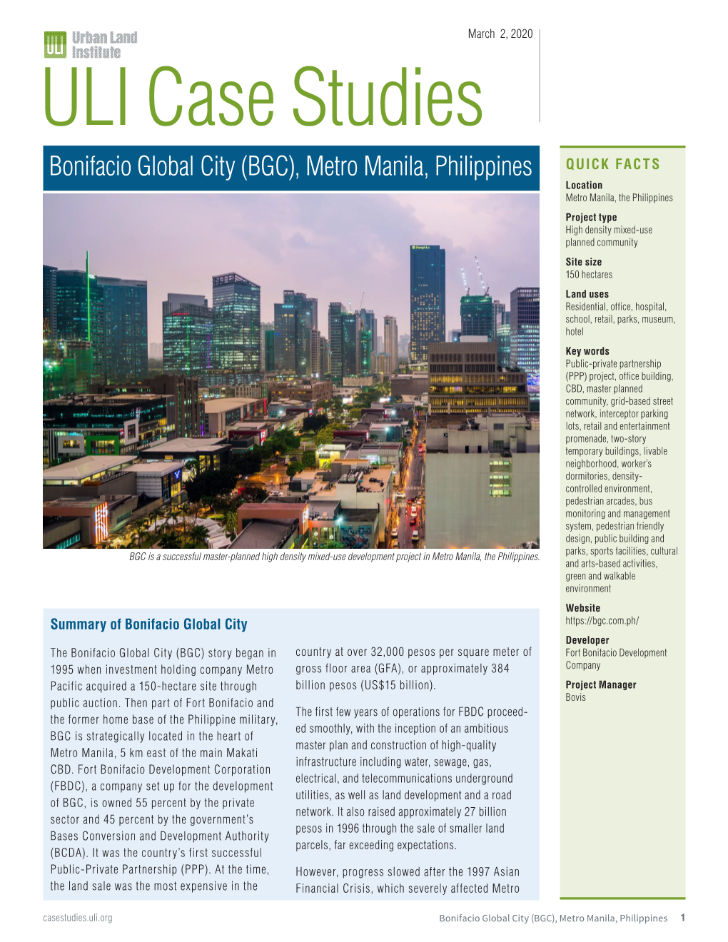 ULI Case Studies