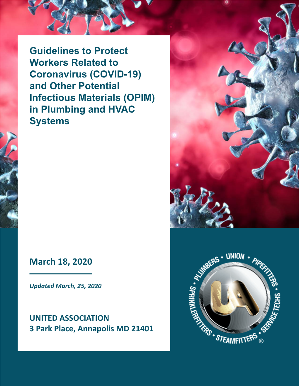 Guidelines for Worker Health in Plumbing and HVAC Systems 5 CORONAVIRUS EXPOSURE