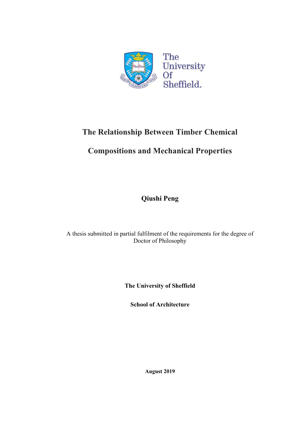 The Relationship Between Timber Chemical Compositions And