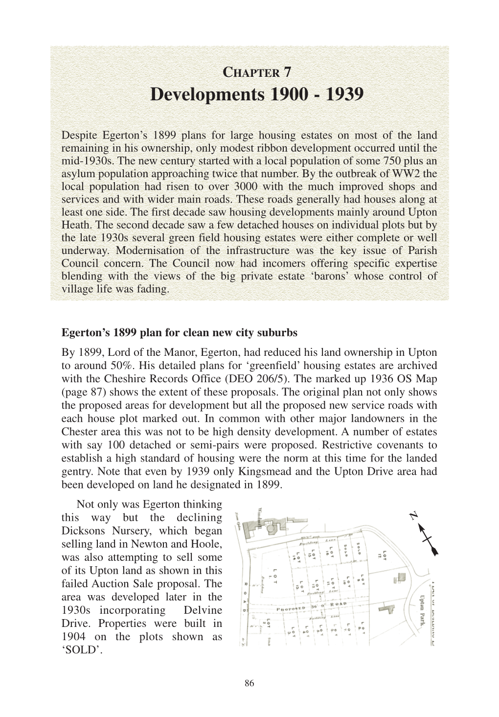 Developments 1900 - 1939