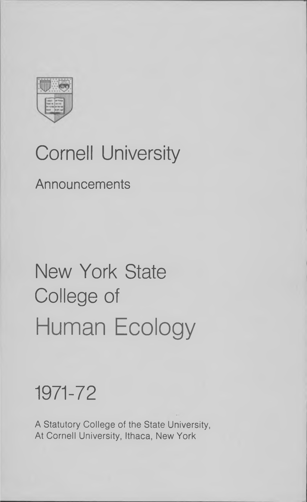 Human Ecology