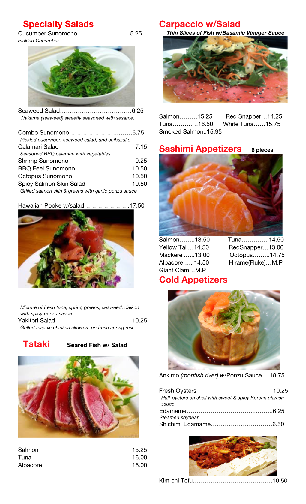 Sushidomo2new Menu 2018