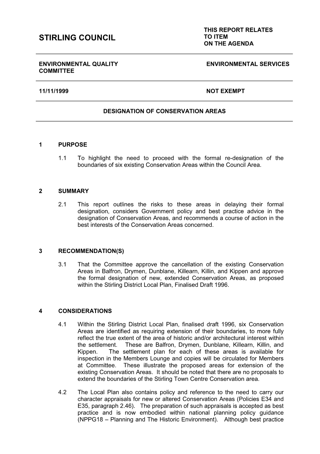 Eq35 Designation of Conservation Areas