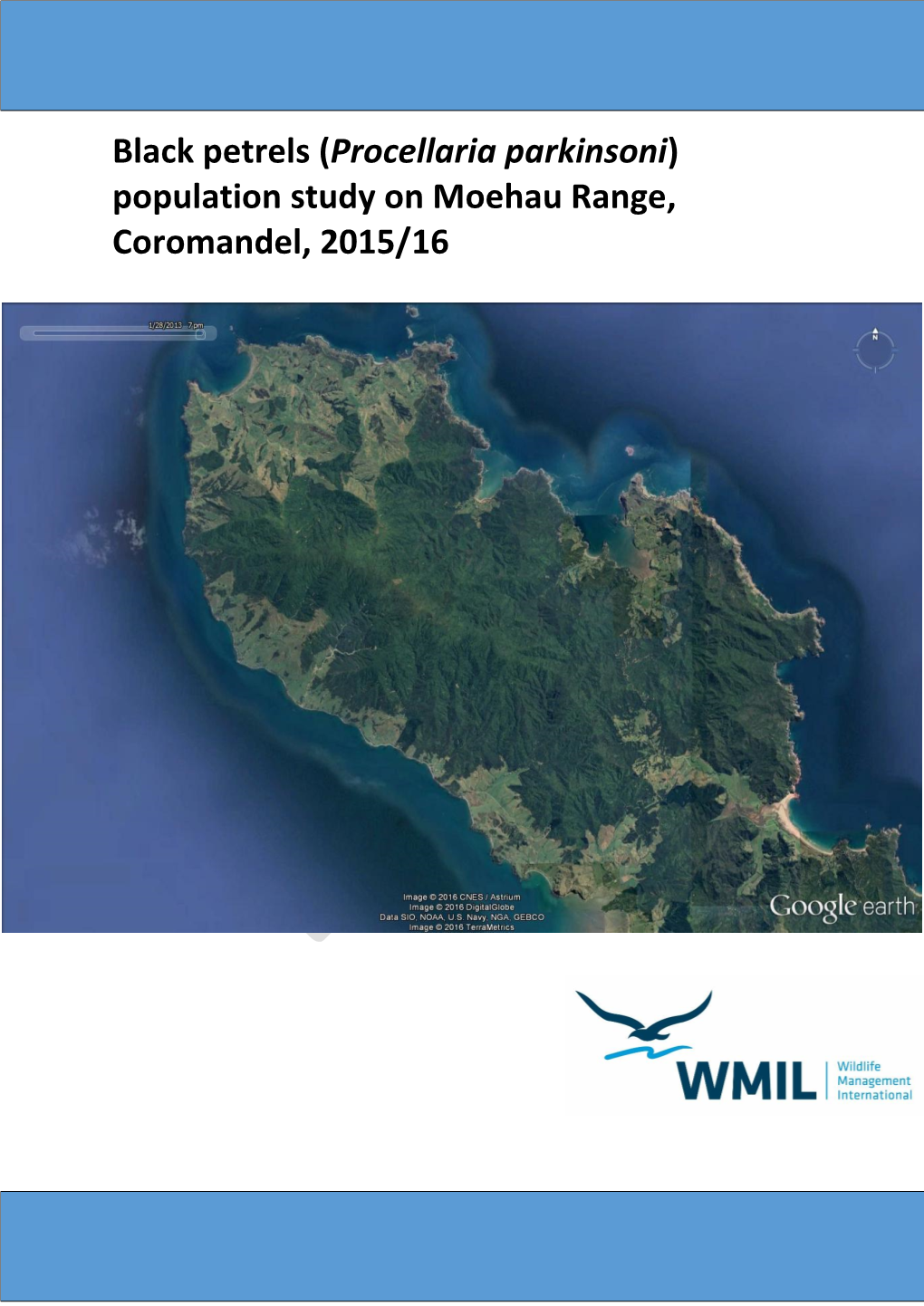 Black Petrels Population Study on Moehau Range, Coromandel, 2015