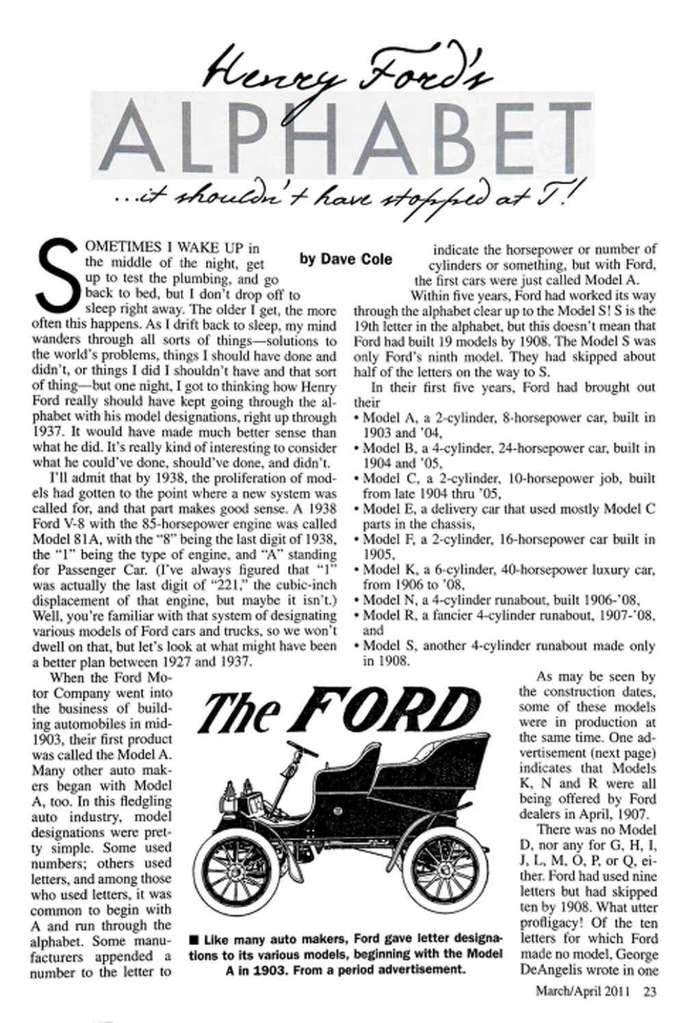 FORD ( Model 