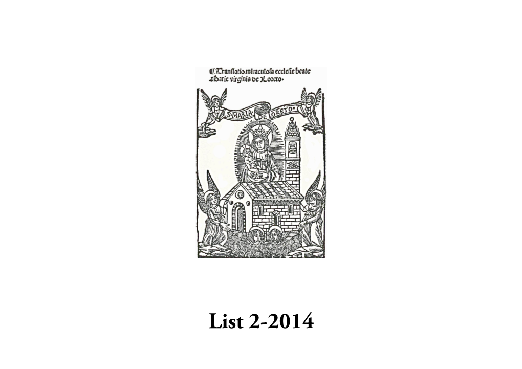 List 2-2014 Sammelband of Four Works by Bernardino Baldi, Including a Treatise on the Utility of Arts and Sciences 1) BALDINI, Bernardino (1515-Ca