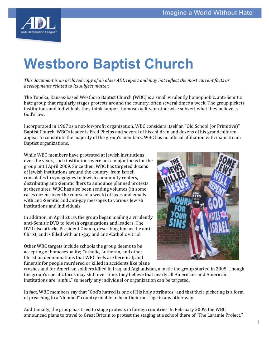 Westboro Baptist Church