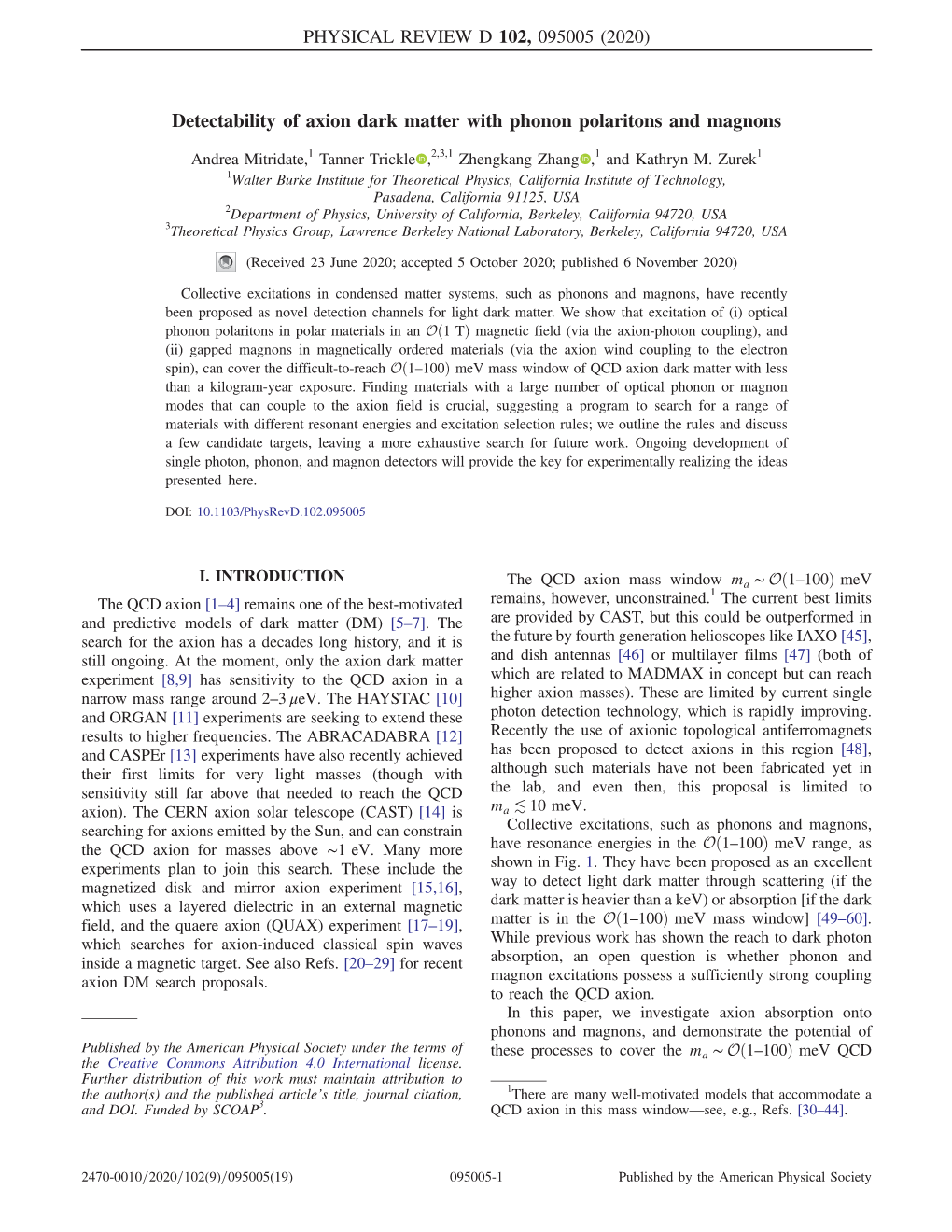 Detectability of Axion Dark Matter with Phonon Polaritons and Magnons