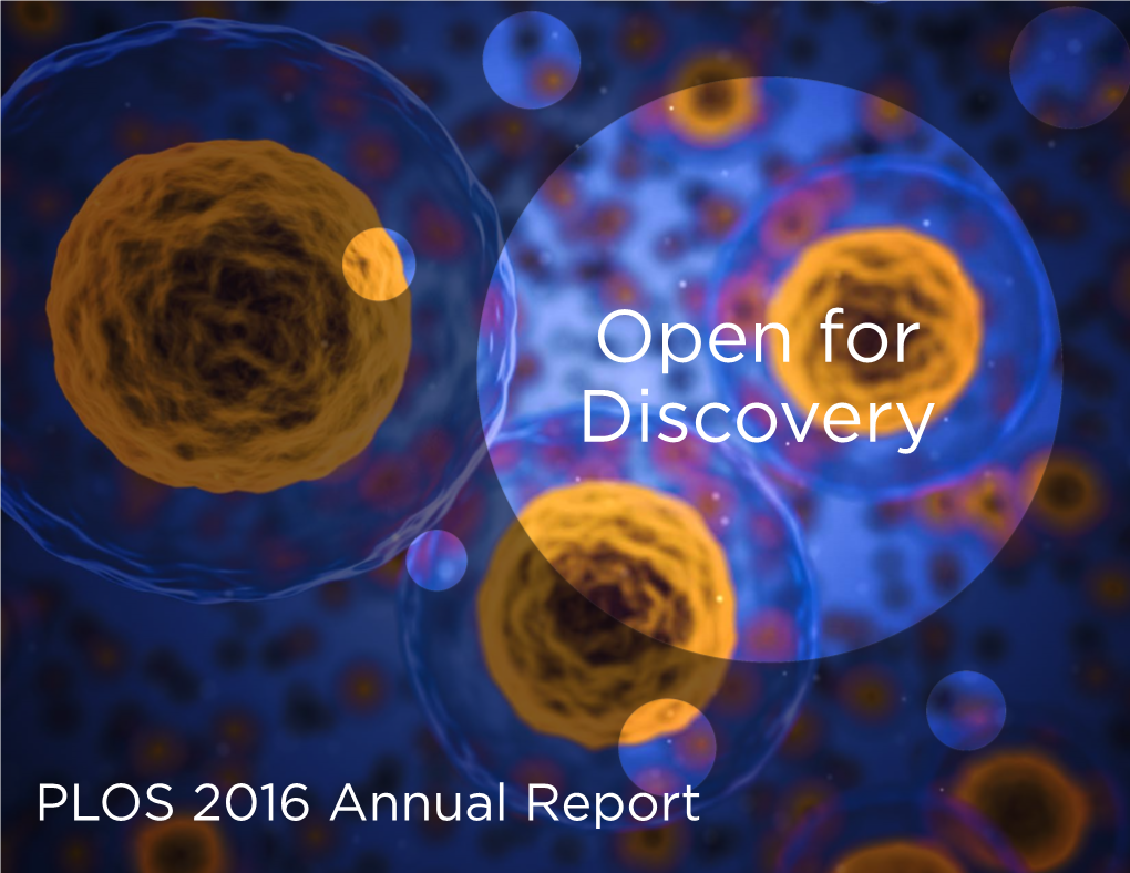 PLOS Annual Update 2016